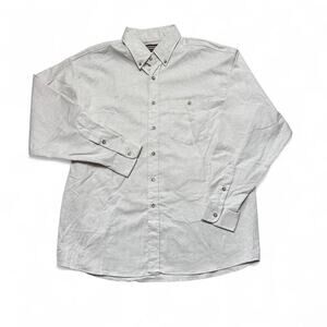 Panhandle Slim Vintage USA made Western Woven Cotton Button Shirt XL 17.5x36